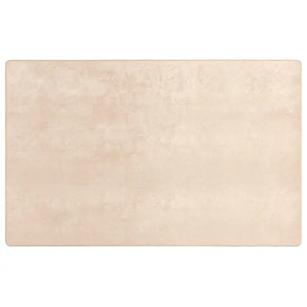 Madal kreemjas veluurvaip Marsa, libisemisvastase PVC alusega, 300 x 190 cm – 2