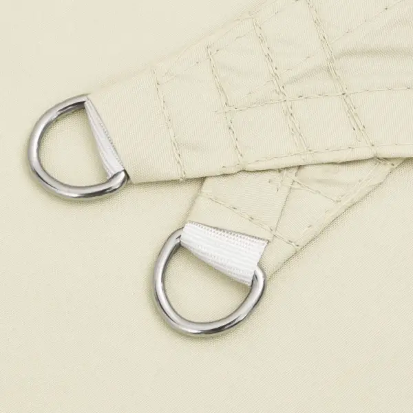 Veekindel ristkülikukujuline päikesepuri, PU-kattega oxford-kangas, kreemjasvalge, 5 x 8 m – 6