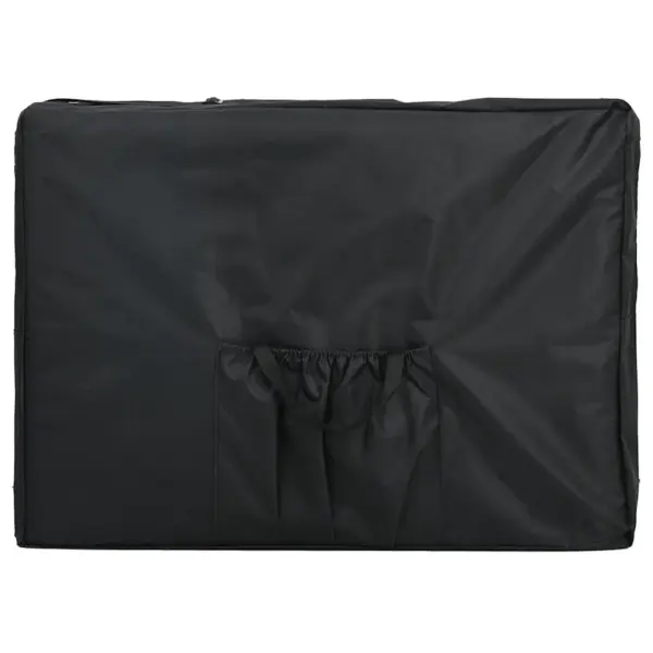 Kreemvalge kokkupandav massaažilaud alumiiniumraamiga, 4-tsooniline, 186 x 68 cm – 3