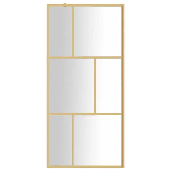 Kuldne dušinurga sein läbipaistvast ESG-klaasist, 80 x 195 cm – 3