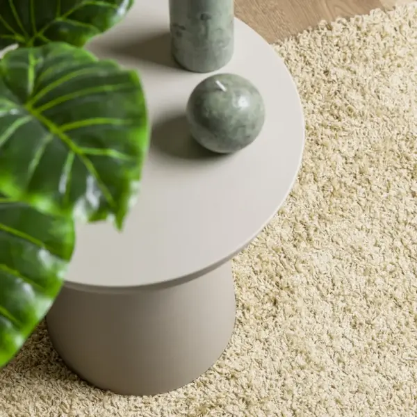 Kõrge narmaga shaggy vaip PAMPLONA, kuldne, 160 x 160 cm – 7