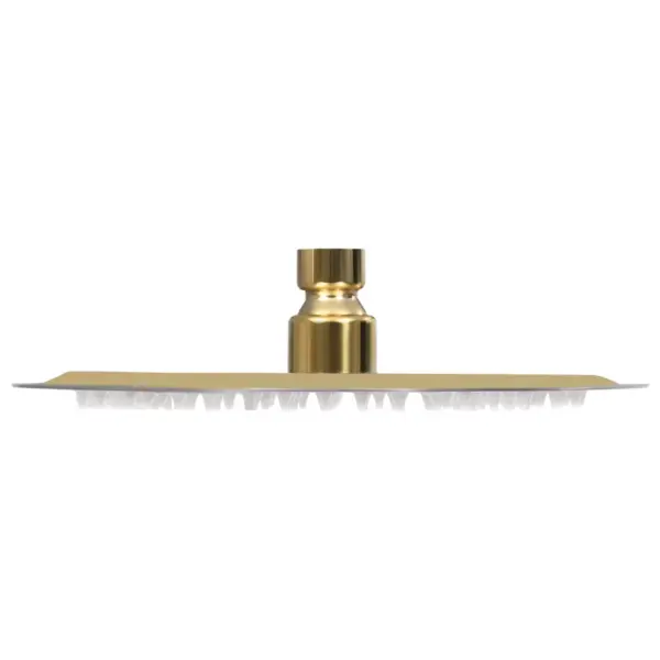 Vihmadušiotsik katlakivivastaste veeaukudega, kuldne roostevaba teras, ümar, 20 cm – 3