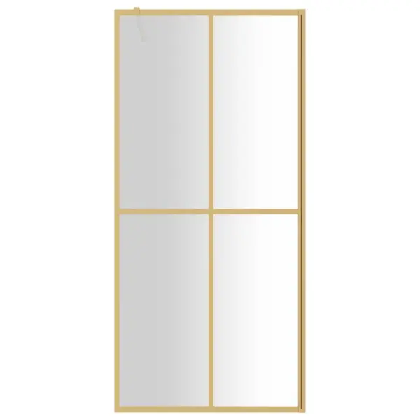 Dušinurga sein kuldse raamiga, läbipaistev ESG-klaas, 98–100 x 195 cm – 3