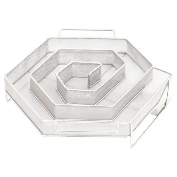 Külmsuitsu generaator kuusnurkne, roostevaba teras, 22,5 x 22 x 4,5 cm – 3