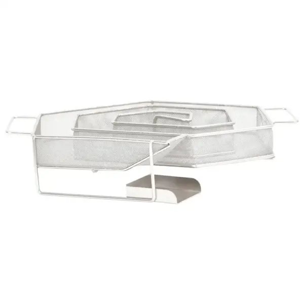 Külmsuitsu generaator kuusnurkne, roostevaba teras, 22,5 x 22 x 4,5 cm – 5