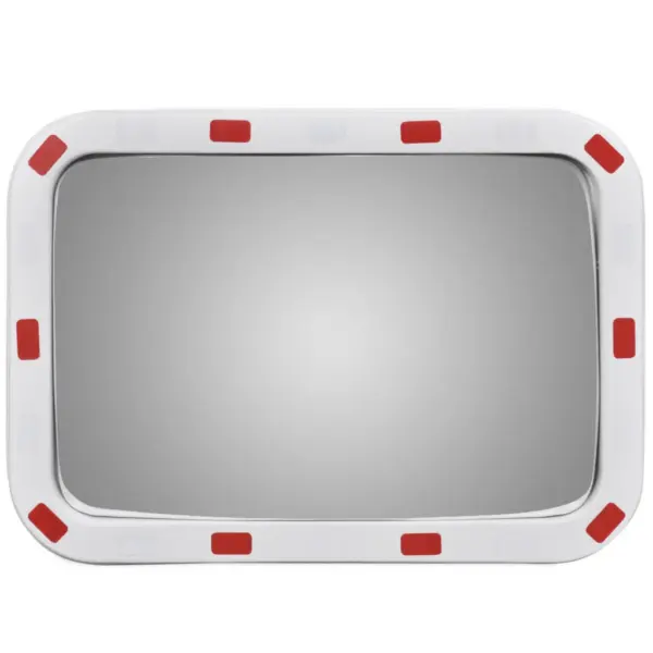 Kumer liikluspeegel helkurraamiga, kandiline 40 x 60 cm, PC plast – 2