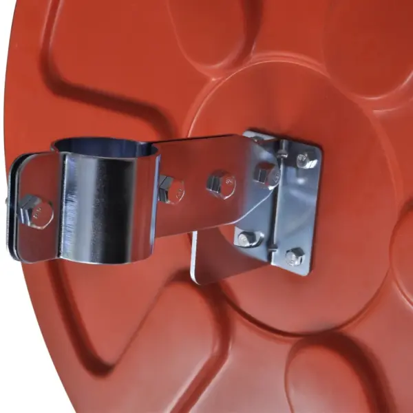 Kumer õue liikluspeegel päikese- ja vihmakattega, PC plast, oranž, 60 cm – 5