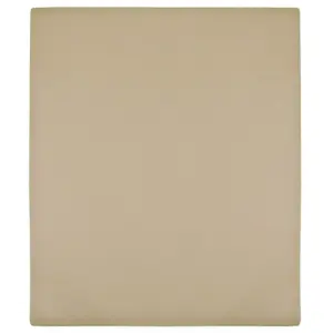 Kummiga voodilinad 160 x 200 cm, 2 tk, pruunikashall, 100% puuvill