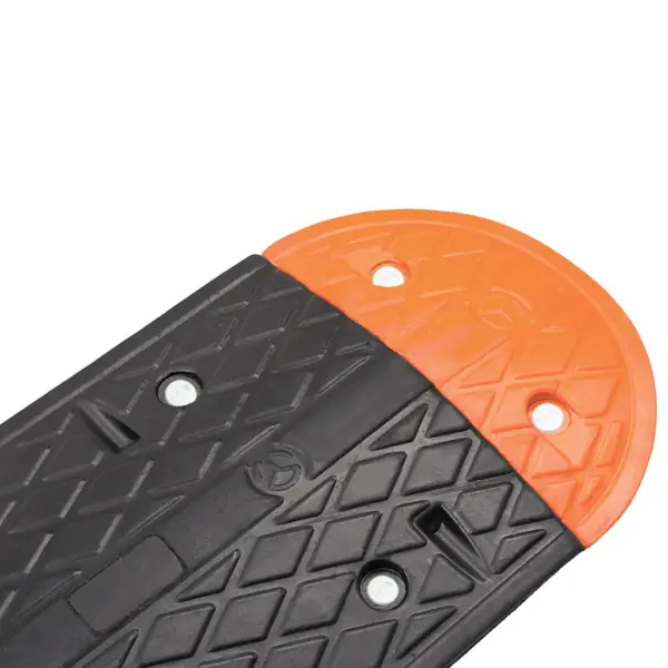 Kummist kiirusetõke, kollane ja must, 129 x 32,5 x 4 cm – 5