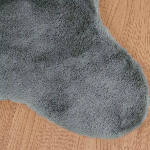 Libisemiskindel kunstkarusnahkne vaip Olite, antratsiit, 80 x 120 cm – 7