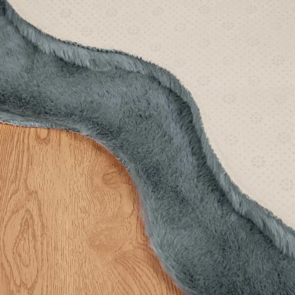 Libisemiskindel kunstkarusnahkne vaip Olite, antratsiit, 80 x 120 cm – 8