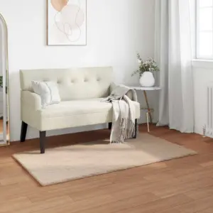 Libisemiskindel kunstküüliku karva vaip Olite, pruunikashall, 60 x 110 cm