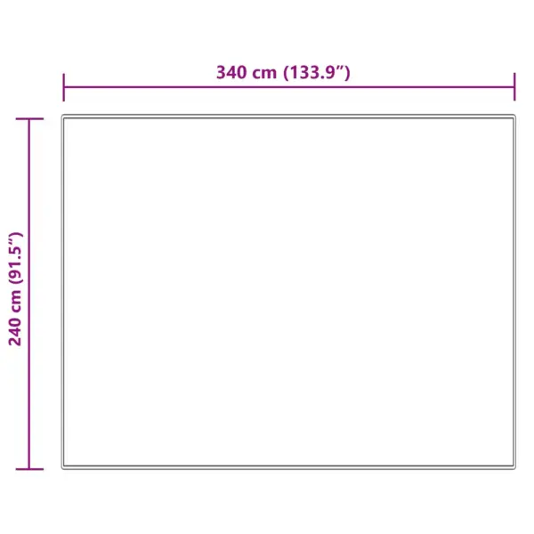 Kõrge karvaga kunstlambanaha vaip Tafalla, kreemjas, 240 x 340 cm, polüester – 10