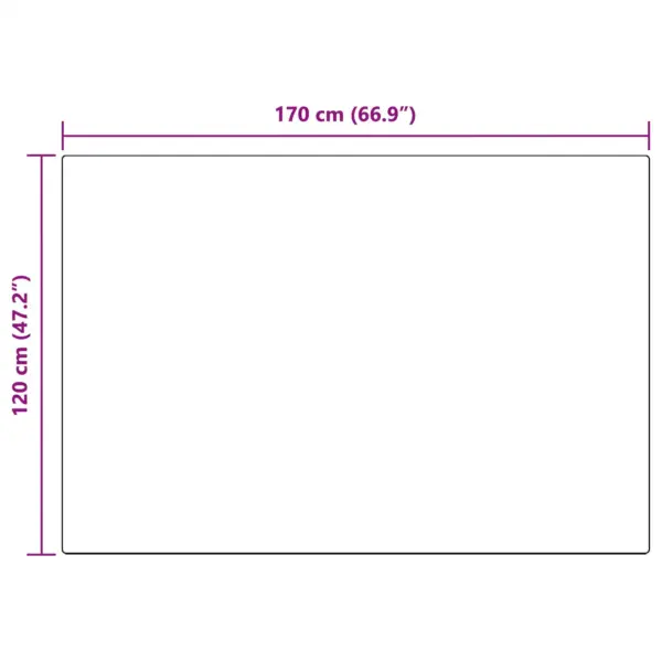 Kunstlambanaha vaip Tafalla, antratsiit, kõrge karvaga, 120 x 170 cm, polüester – 10