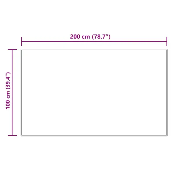 Kreemikas kunstlambanaha vaip Tafalla, kõrge karvaga, 100 x 200 cm, polüester – 10