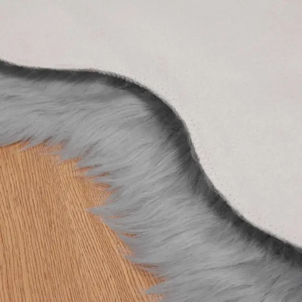 Kunstlambanaha vaip Tafalla, hall polüester, 50 x 80 cm – 6