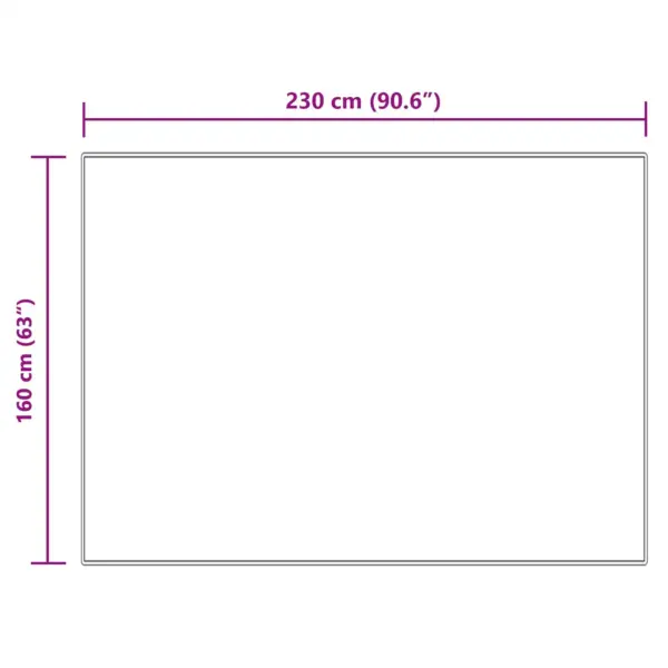 Kreemikas kunstlambanaha vaip Tafalla, polüester, 160 x 230 cm – 10