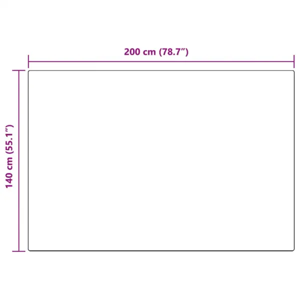 Kunstlambanahast vaip Tafalla, antratsiit, 140 x 200 cm, polüester – 10