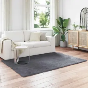 Kunstlambanahast kõrge karvaga vaip Tafalla, antratsiit, 160 x 230 cm, polüester