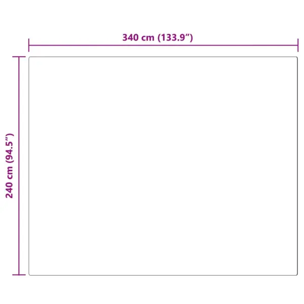Kunstlambanahast vaip Tafalla, antratsiit, kõrge karvaga, polüester, 240 x 340 cm – 10