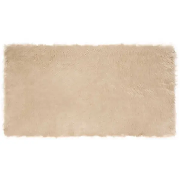 Kunstlambanahast vaip Tafalla, beež, 80 x 150 cm, polüester – 2