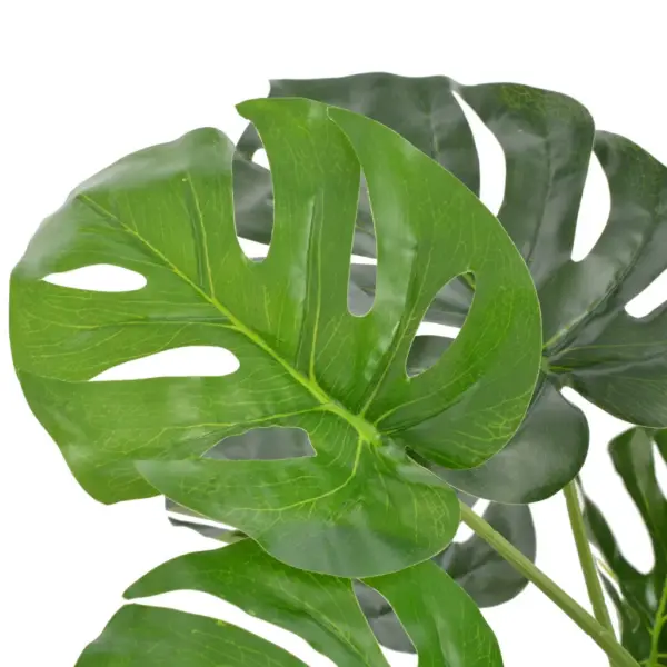 Kunsttaim monstera lillepotiga, roheline, 100 cm, 21 lehega – 2