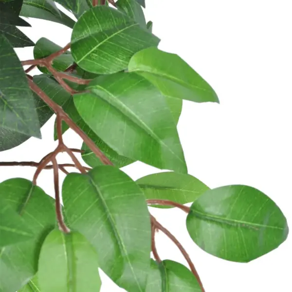 Kunsttaim viigipuu puittüvega, roheline, 110 cm, plastikpotis – 2