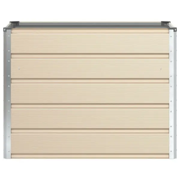 Kuumtsingitud terasest taimekast, beež, 480 x 50 x 45 cm – 4