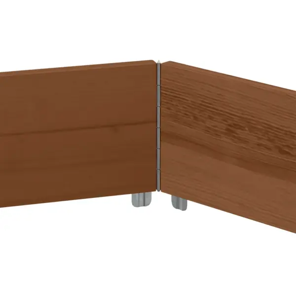 Kuusnurkne pruun taimekast männipuidust, 160 x 160 x 21,5 cm – 5