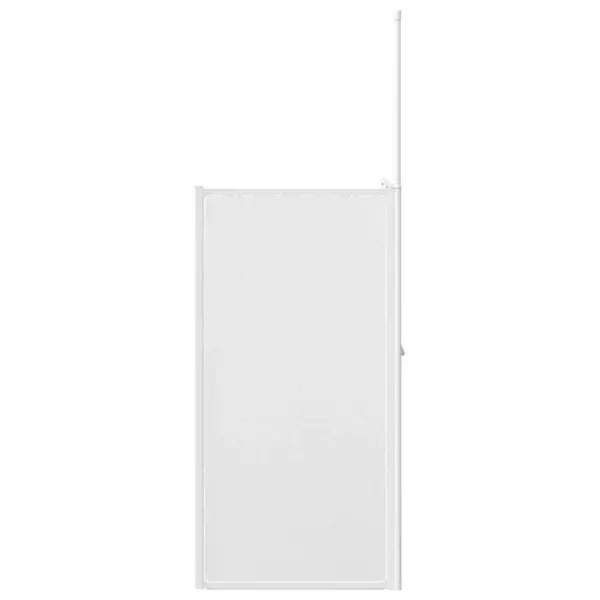 L-kujuline kokkupandav vannisein, 4 paneeli, valge, 70 x 120 x 137 cm – 7