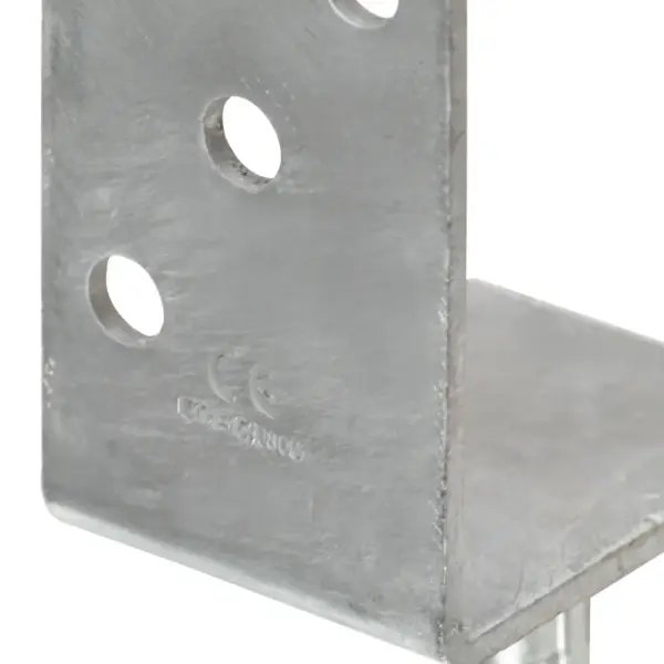 L-kujulised maavaiad eelpuuritud aukudega, 12 tk, hõbedane tsingitud teras, 8 x 6 x 30 cm – 6