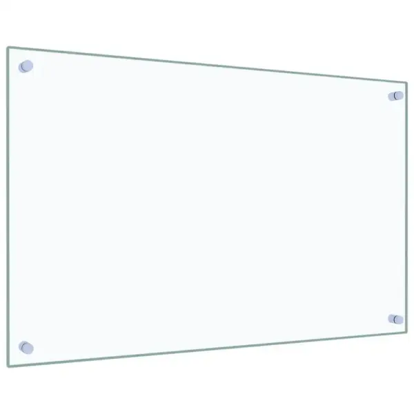 Köögi pritsmekaitse karastatud klaasist, läbipaistev, 80 x 50 cm – 5