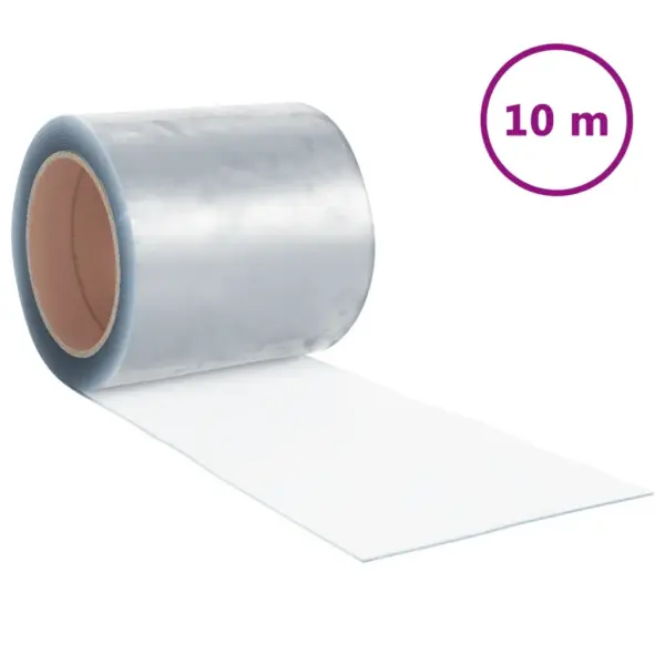 Läbipaistev PVC uksekardin rull, 200 mm x 1,6 mm, 10 m – 2