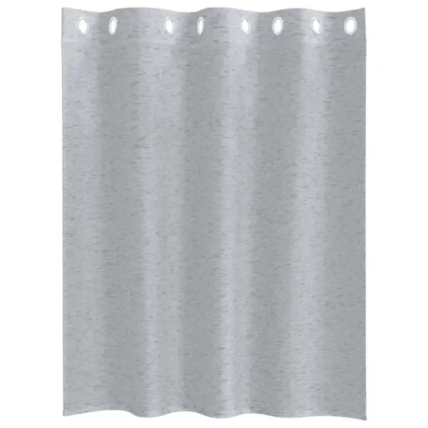 Läbipaistev voile-kardinad, 2 tk, tumehall polüester, 140 x 140 cm – 4
