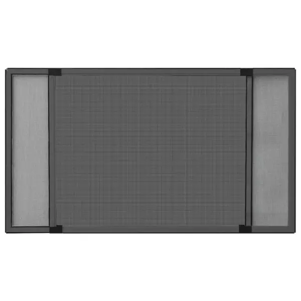 Laiendatav putukavõrk aknale alumiiniumraamiga, antratsiithall, 75–143 x 50 cm – 2