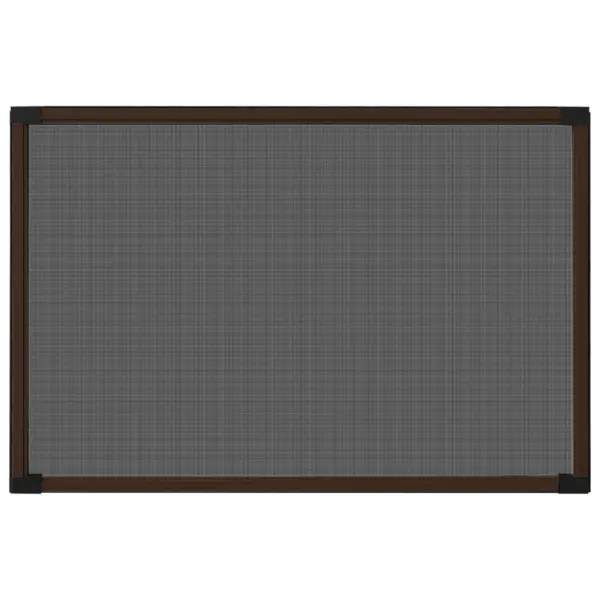 Laiendatav putukavõrk aknale, pruun alumiiniumraam, 100–193 x 75 cm – 4