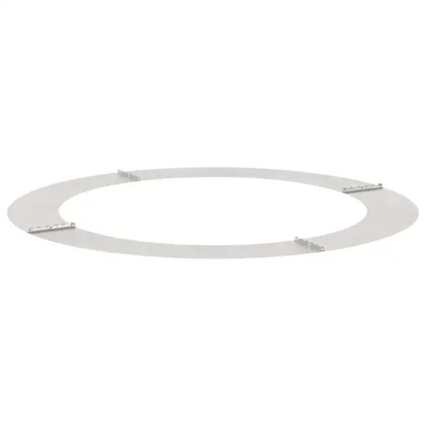 Lame roostevabast terasest puuring, 5 tk, hõbedane, Ø90/120 cm – 4