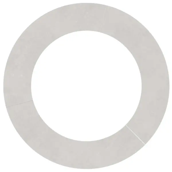 Lame roostevabast terasest puurõngaste komplekt, 5 tk, hõbedane, Ø60/90, 90 x 90 cm – 5