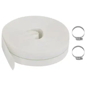 Lame veevoolik vee edastamiseks, 100 m, 1,5" (38 mm), valge, polüetüleen ja polüester