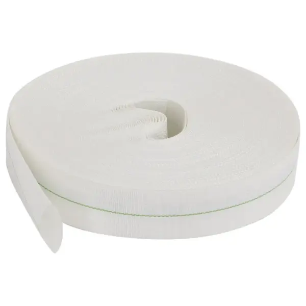 Lame veevoolik vee edastamiseks, 50 m, 1” (25 mm), valge, PE/polüester, 2 voolikuklambriga – 2