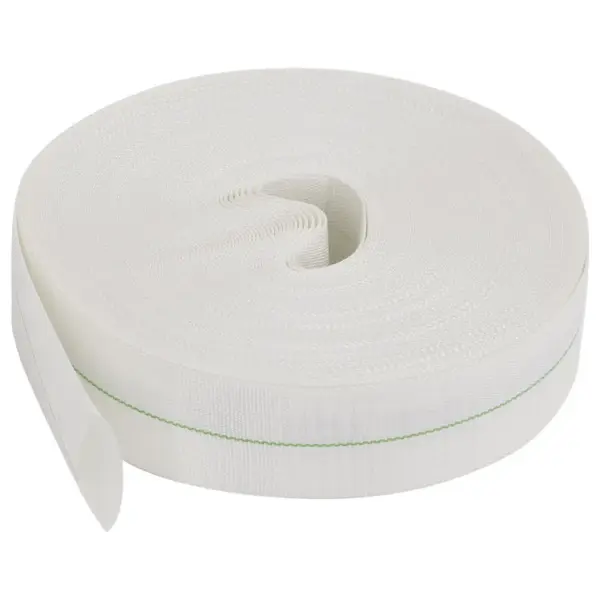 Lame veevoolik, 50 m, 1.5″ (38 mm), valge, PE, voolikuklambritega – 2