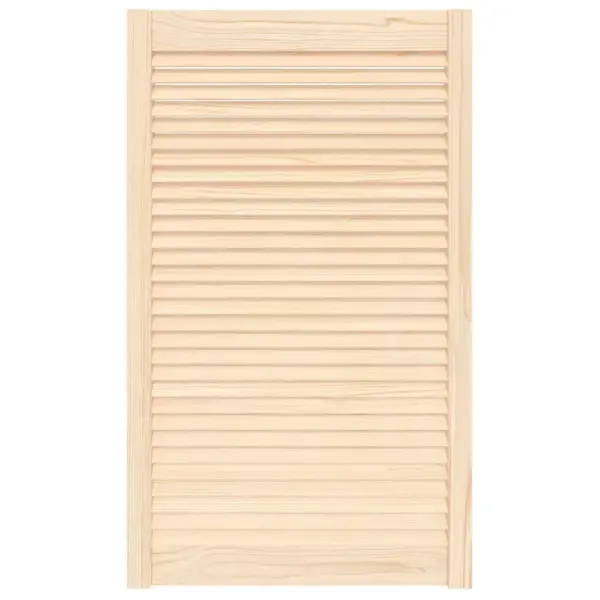 Lamelldisainiga kapiuks töötlemata männipuidust, 99,3 x 59,4 cm – 2