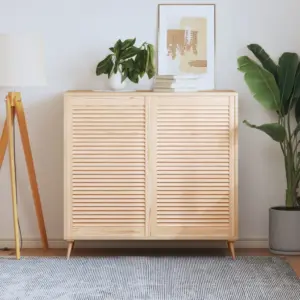 Lamellkapiuksed männipuidust, 2 tk, 99,3 x 59,4 cm