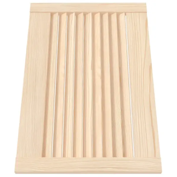 Lamellkapiuksed männipuidust, 4 tk, 39,5 x 59,4 cm, pruun – 3