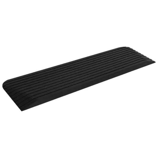 Kummist lävepaku kaldteed ratastoolile, 2 tk, must, 110 x 32 x 3,8 cm, kandevõime 5 t – 3