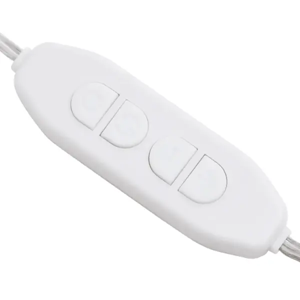 LED-tuledega seinapeegel reguleeritava valgusega, ristkülikukujuline, hõbedane, 60 x 40 cm – 13