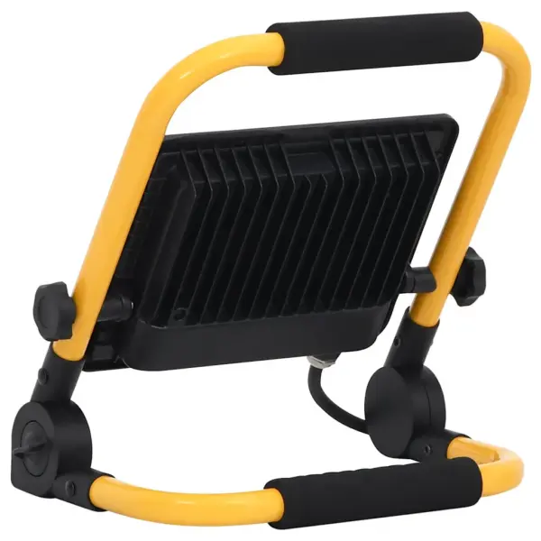 Käepidemega LED töölamp, 50 W, külm valge, 3500 lm, must-kollane – 6