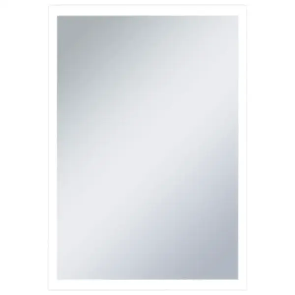 LED-vannitoaseinapeegel servavalgustusega, hõbedane, 60 x 80 cm – 2