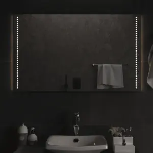 LED vannitoapeegel IP65, USB-ühendusega, 100 x 60 cm