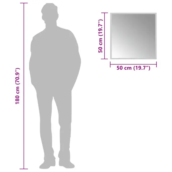 LED-vannitoapeegel IP65, USB-ühendusega, 50 x 50 cm – 6